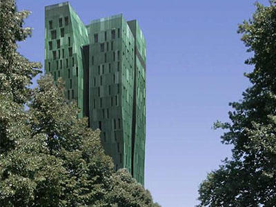 Green tower